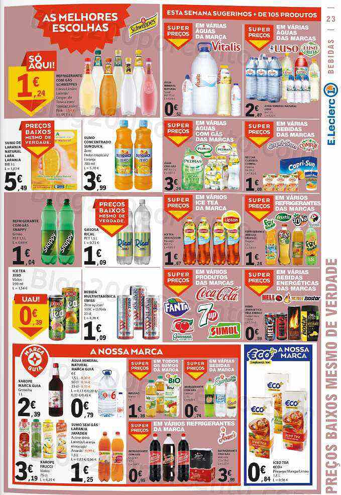 Antevisão Folheto E-LECLERC Promoções de 16 a 22 junho