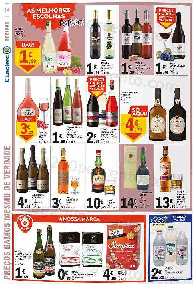 Antevisão Folheto E-LECLERC Promoções de 16 a 22 junho