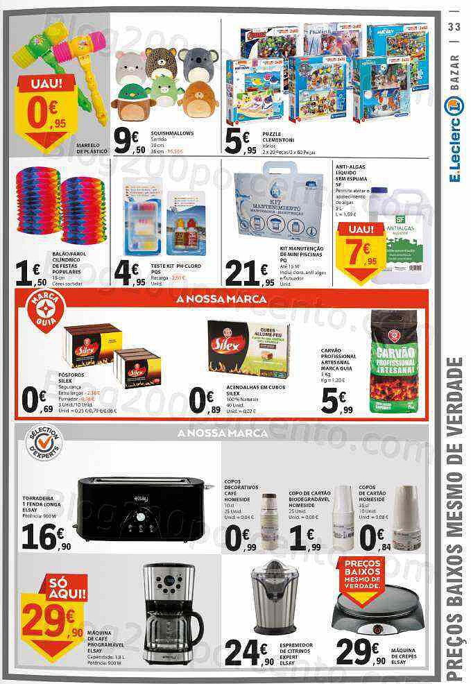 Antevisão Folheto E-LECLERC Promoções de 16 a 22 junho