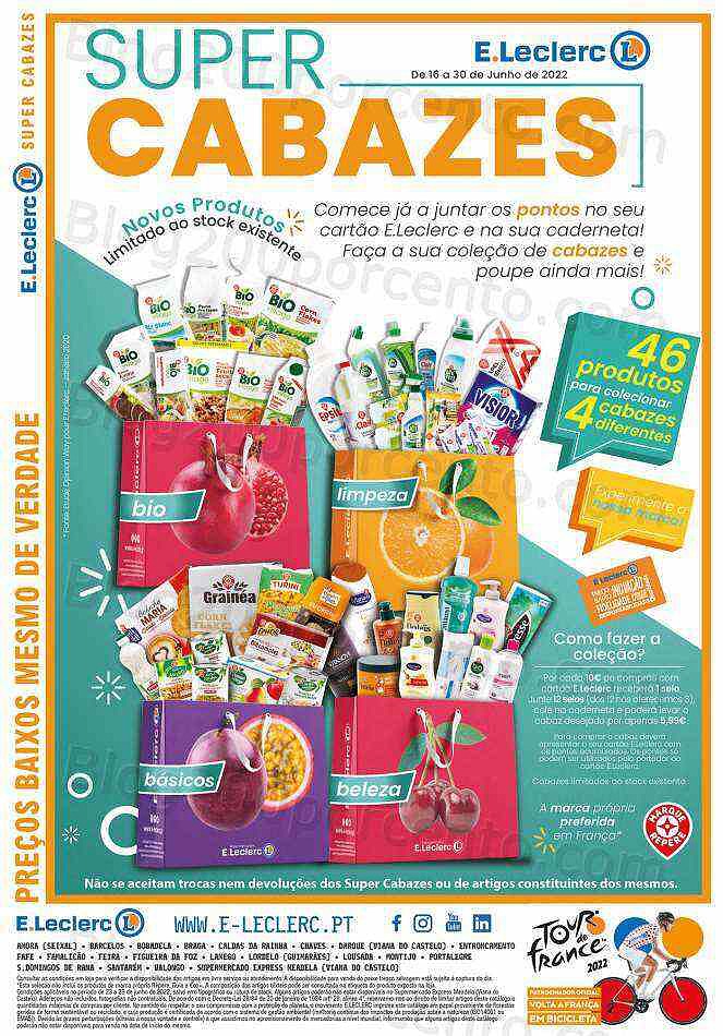 Antevisão Folheto E-LECLERC Promoções de 23 a 29 junho