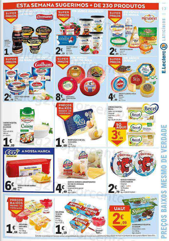 Antevisão Folheto E-LECLERC Promoções de 9 a 15 junho
