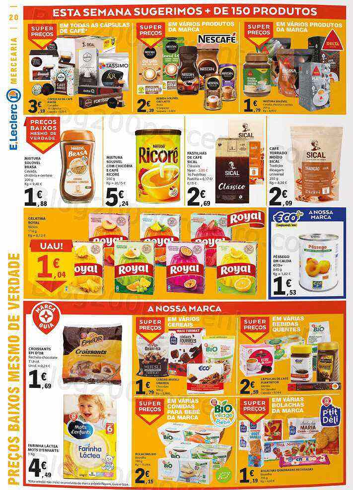Antevisão Folheto E-LECLERC Promoções de 9 a 15 junho