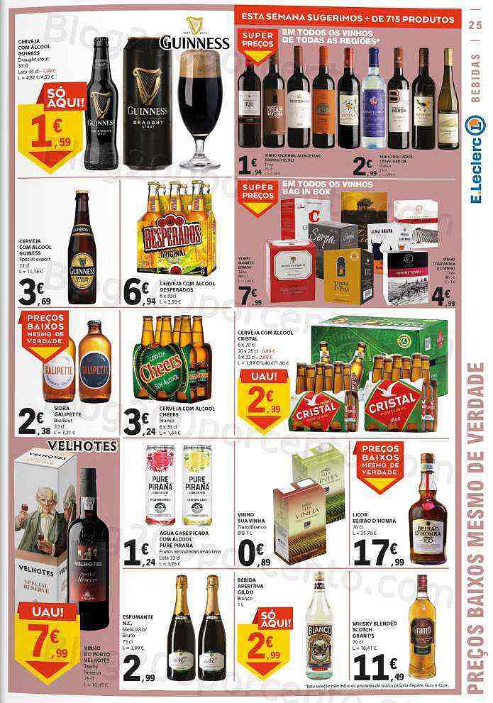 Antevisão Folheto E-LECLERC Promoções de 9 a 15 junho