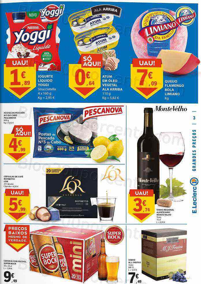 Antevisão Folheto E-LECLERC Promoções de 9 a 15 junho