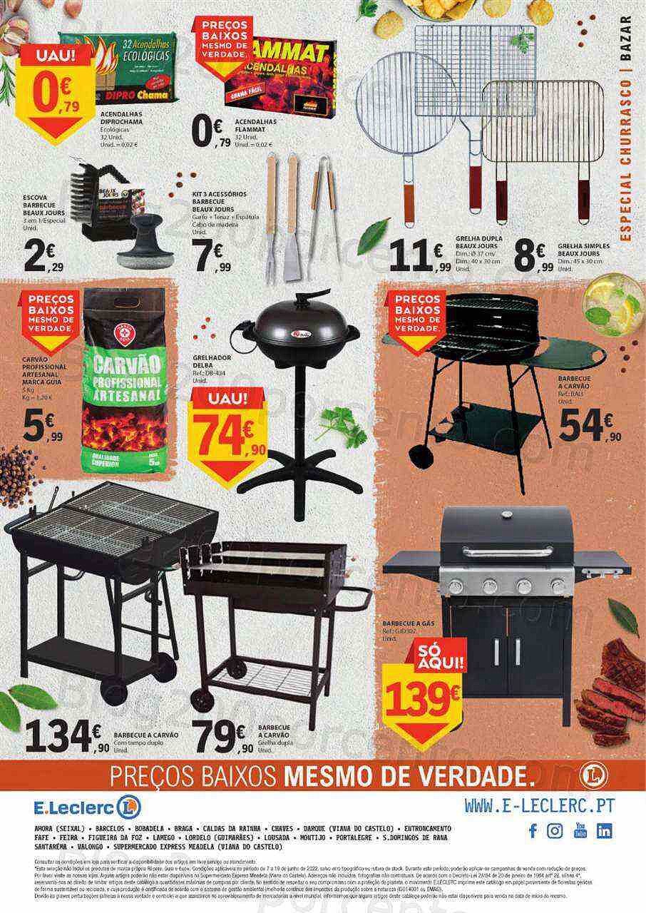 Antevisão Folheto E-LECLERC Churrasco