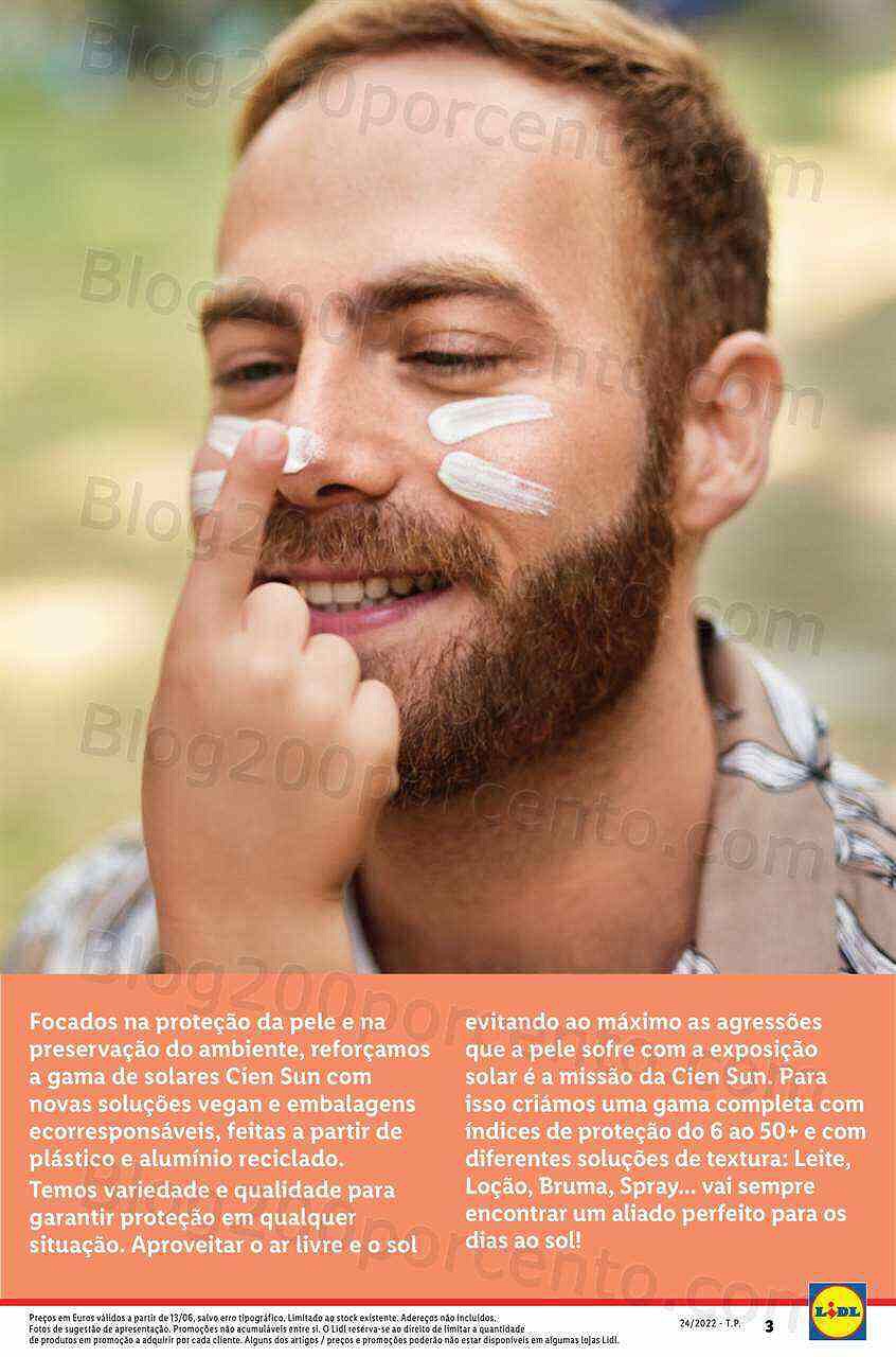 Antevisão Folheto LIDL Especial Verão Promoções a partir de 13 junho