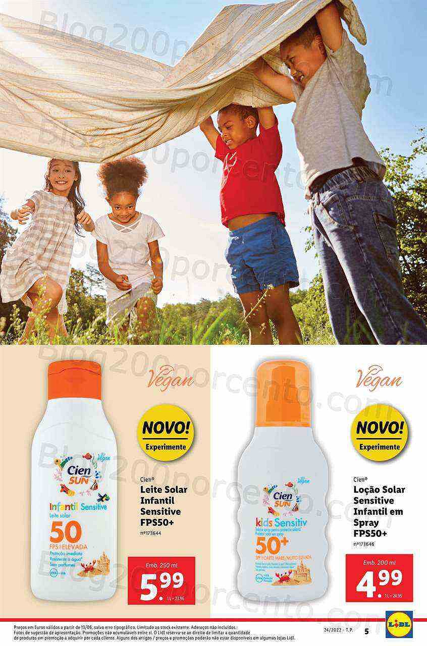 Antevisão Folheto LIDL Especial Verão Promoções a partir de 13 junho