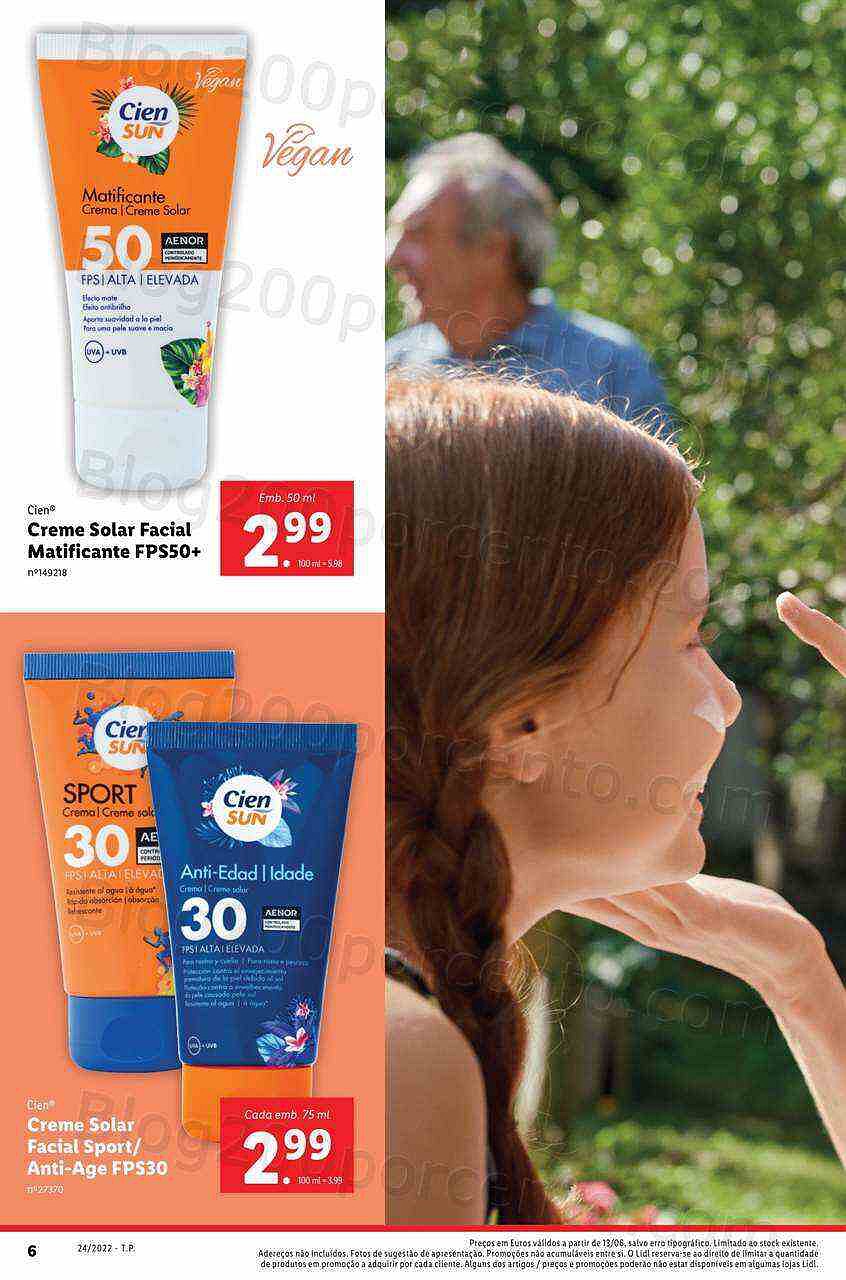 Antevisão Folheto LIDL Especial Verão Promoções a partir de 13 junho