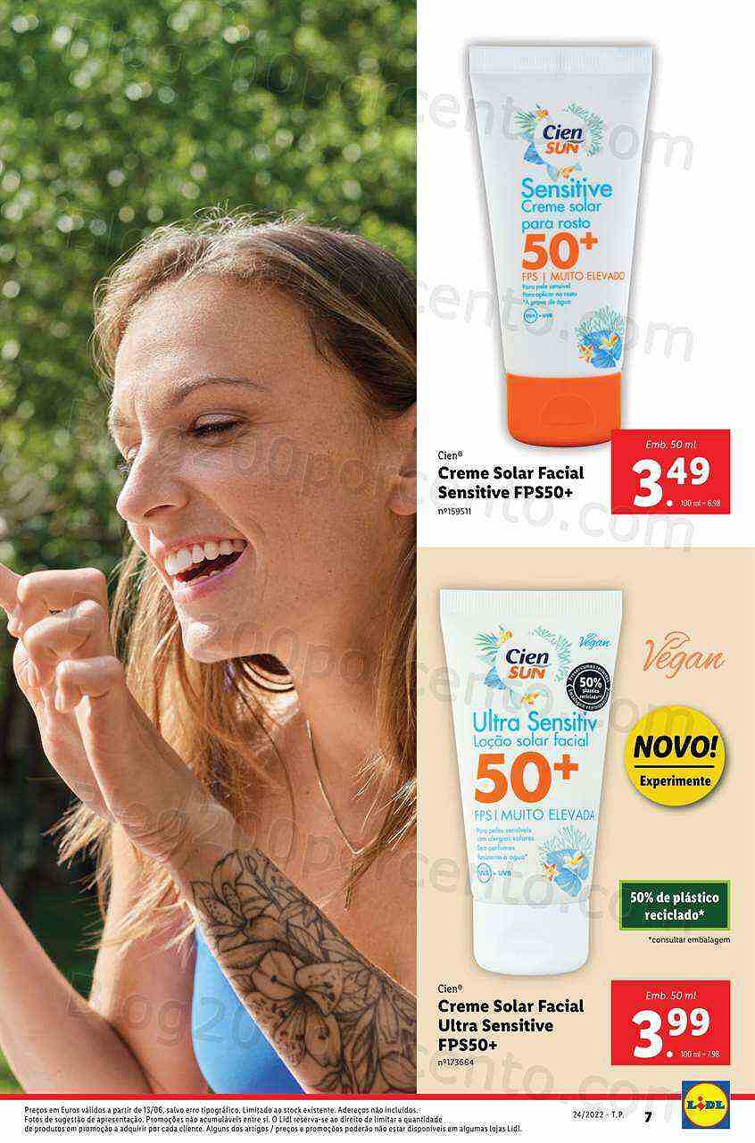 Antevisão Folheto LIDL Especial Verão Promoções a partir de 13 junho