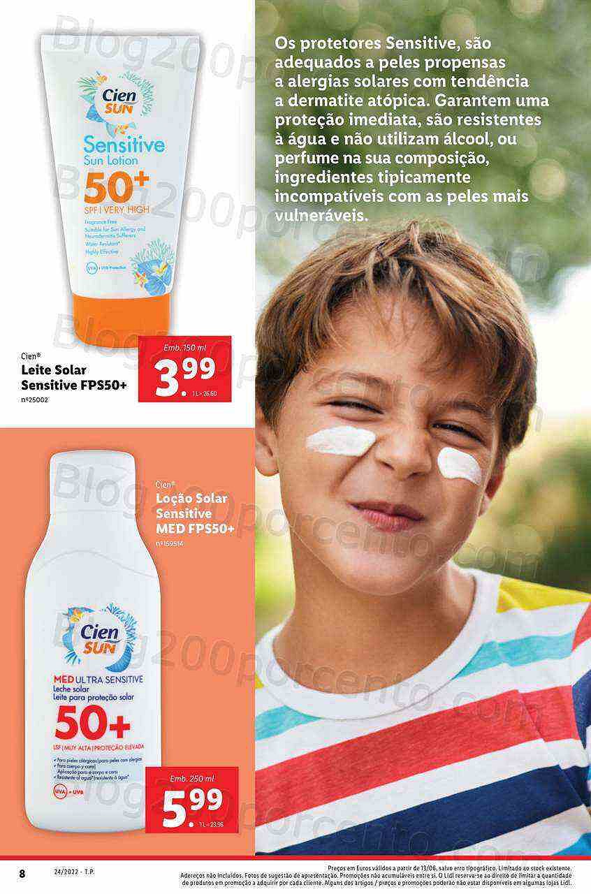 Antevisão Folheto LIDL Especial Verão Promoções a partir de 13 junho