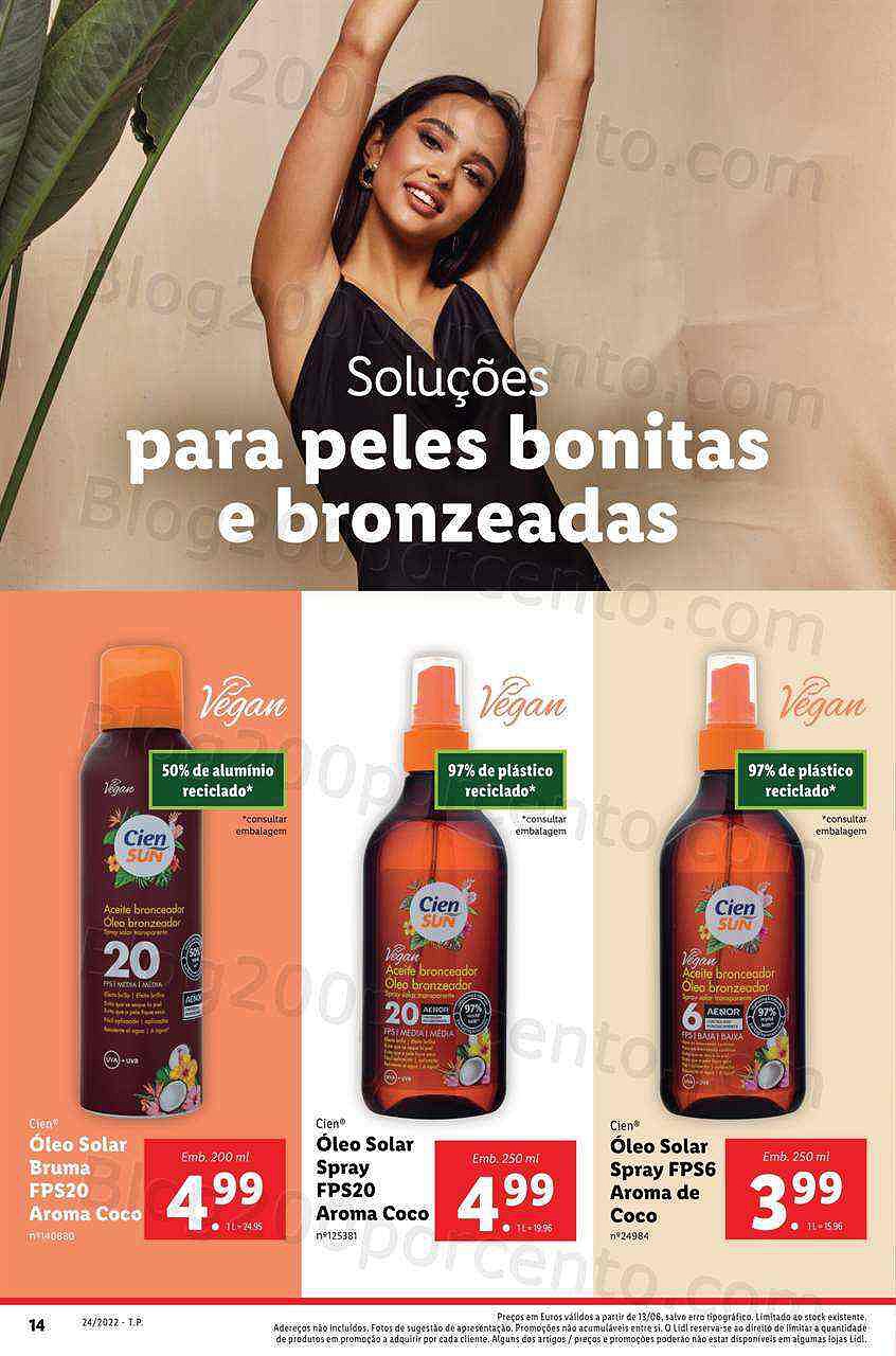 Antevisão Folheto LIDL Especial Verão Promoções a partir de 13 junho