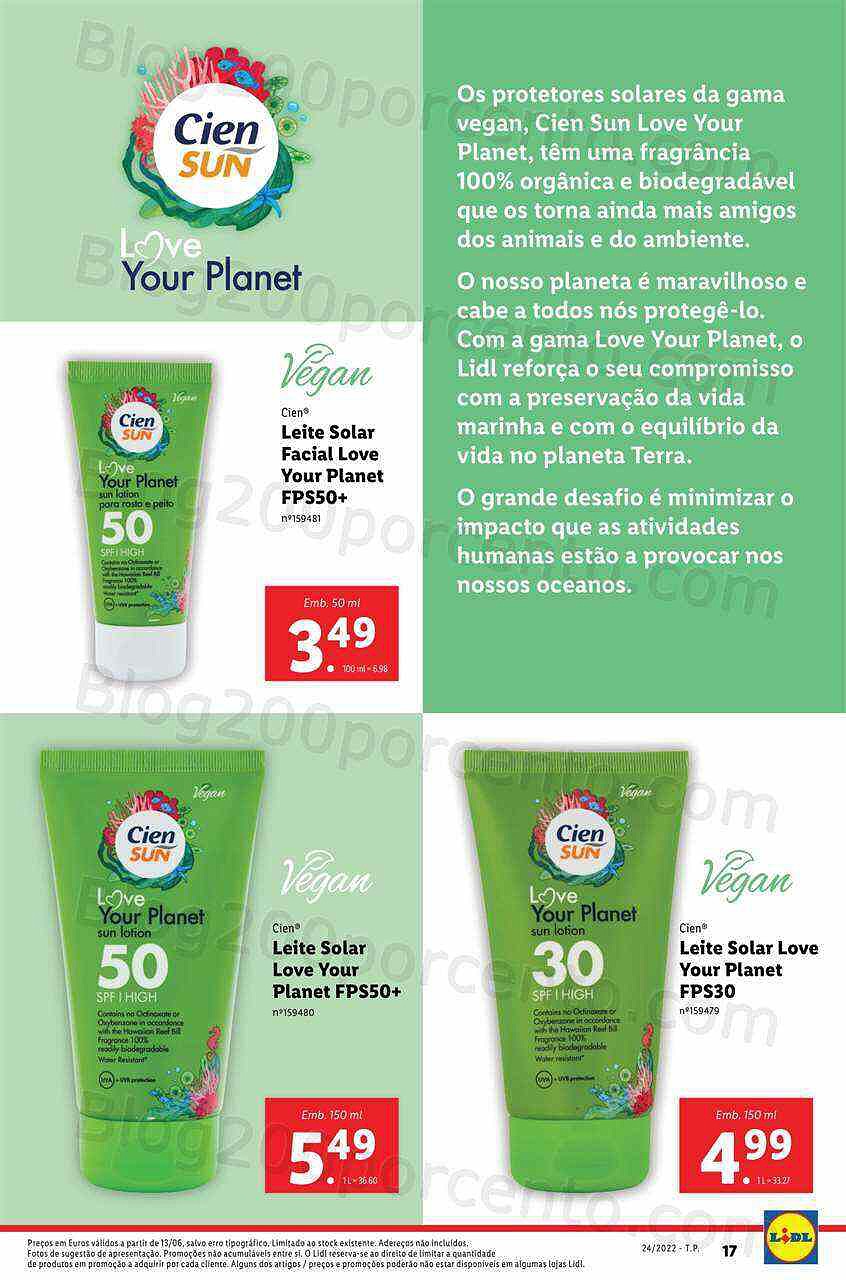 Antevisão Folheto LIDL Especial Verão Promoções a partir de 13 junho