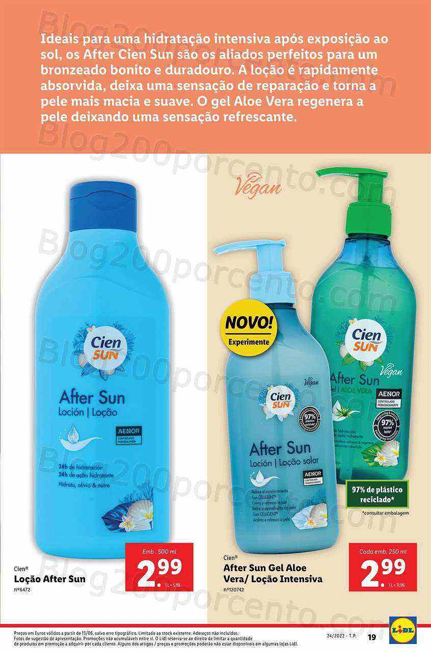 Antevisão Folheto LIDL Especial Verão Promoções a partir de 13 junho