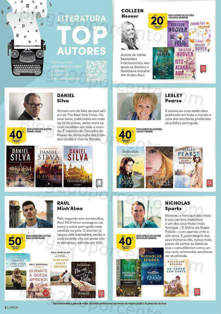 Antevisão Folheto CONTINENTE Feira do Livro Promoções de 28 junho a 17 julho