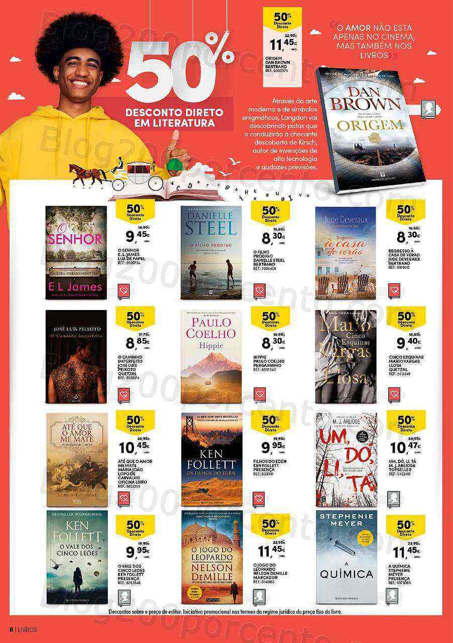 Antevisão Folheto CONTINENTE Feira do Livro Promoções de 28 junho a 17 julho