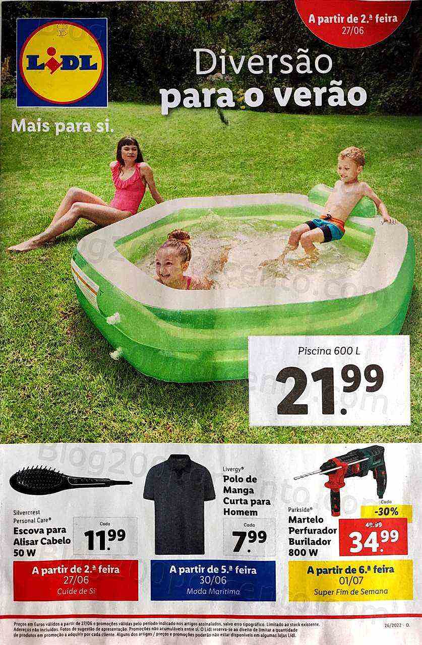 Antevisão Folheto LIDL Promoções de 27 junho a 3 julho
