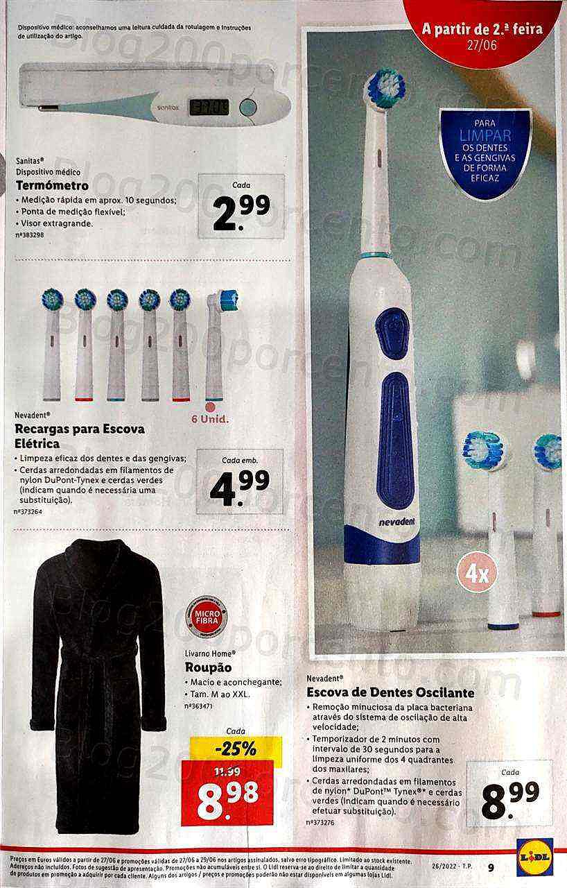 Antevisão Folheto LIDL Promoções de 27 junho a 3 julho