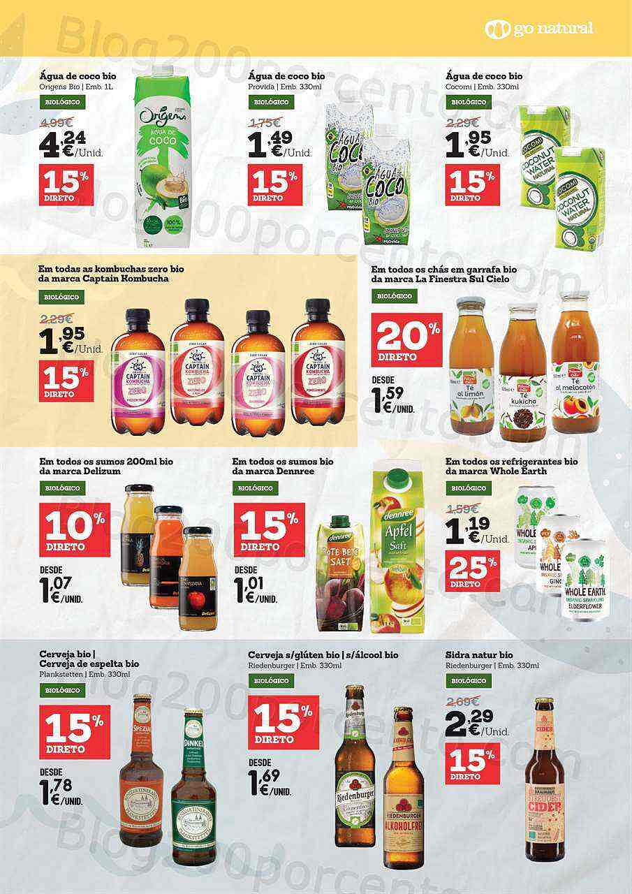 Antevisão Folheto GO NATURAL Especial Verão Promoções até 30 junho