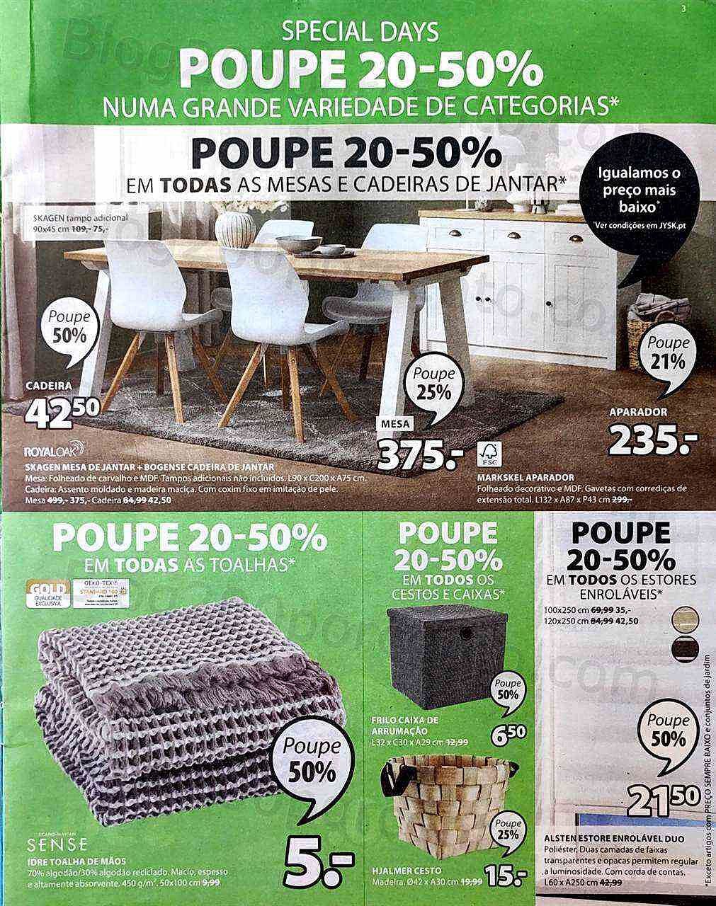 Antevisão Folheto JYSK Promoções de 16 a 22 junho