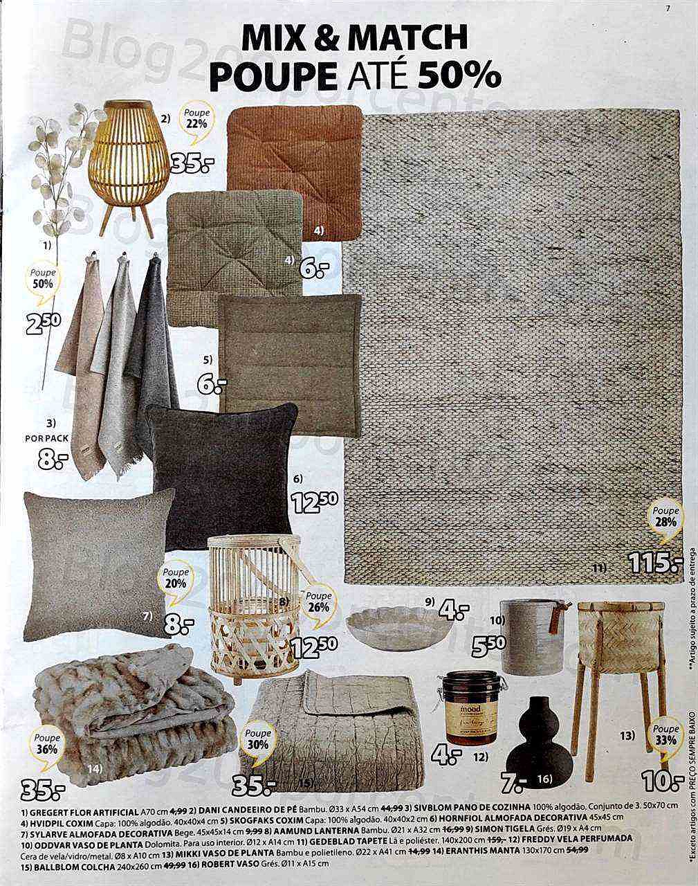 Antevisão Folheto JYSK Promoções de 16 a 22 junho