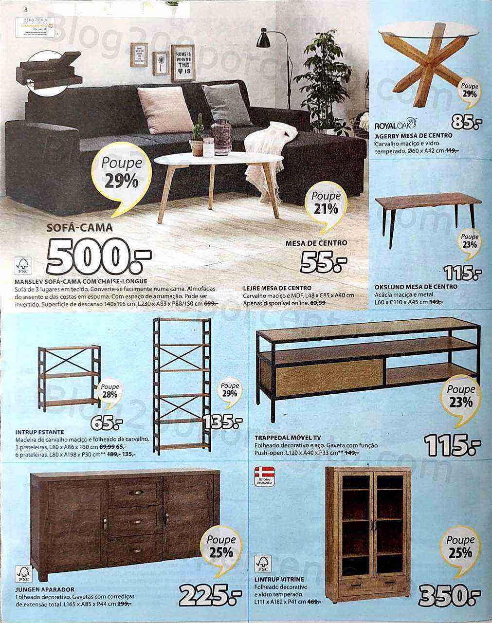 Antevisão Folheto JYSK Promoções de 16 a 22 junho