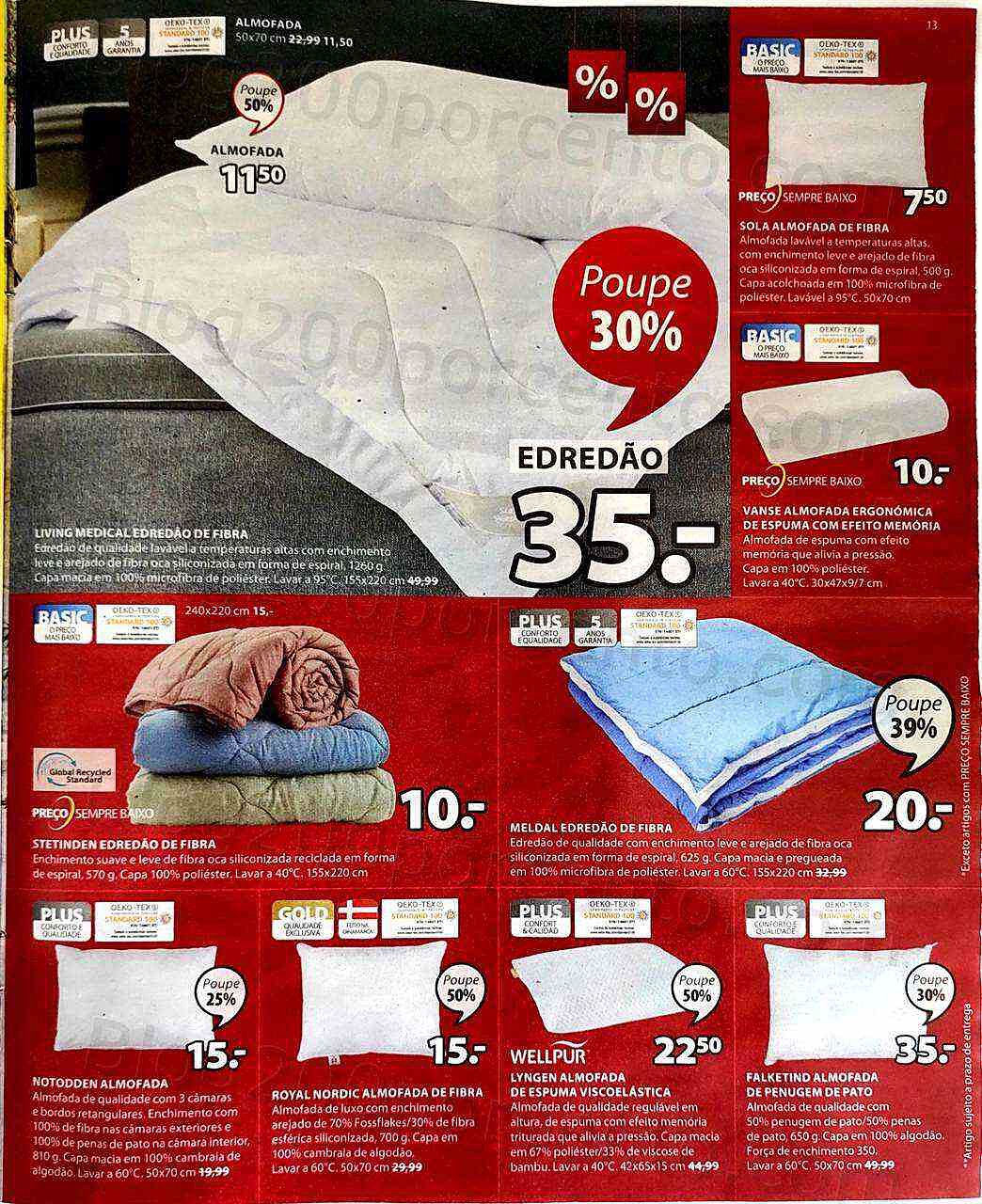 Antevisão Folheto JYSK Promoções de 30 junho a 13 julho