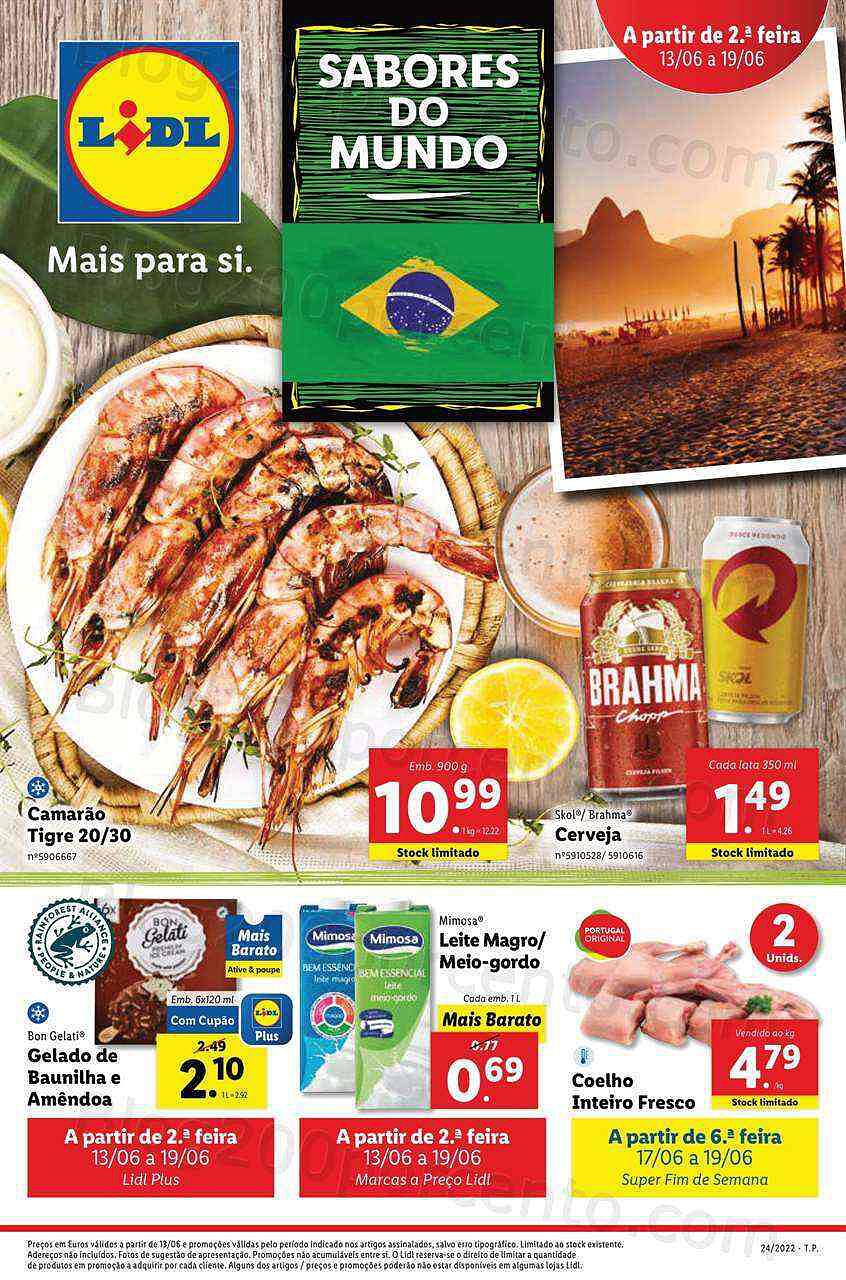 Antevisão Folheto LIDL Promoções de 13 a 19 junho Edição Digital