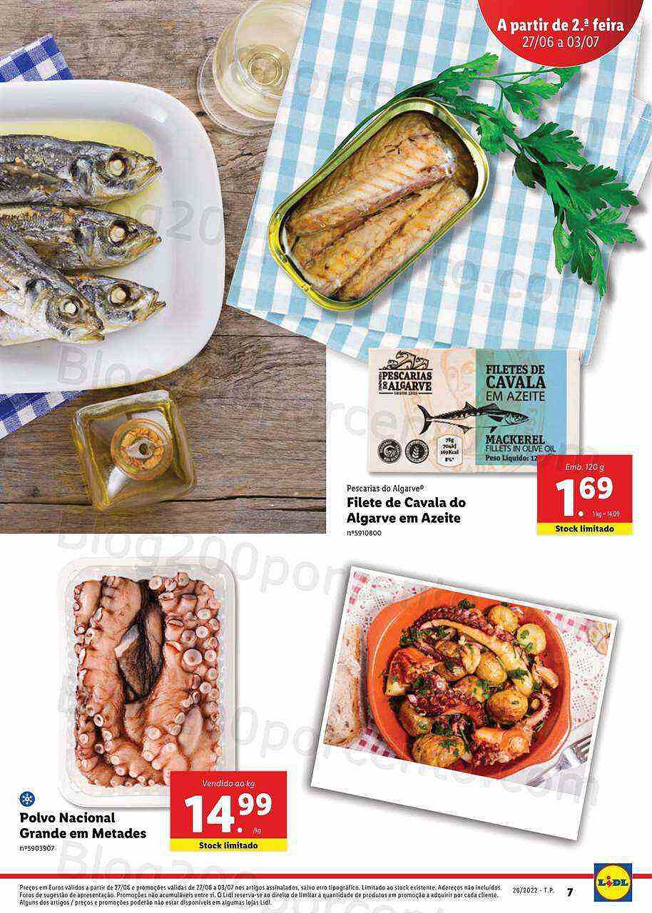 Antevisão Folheto LIDL Sabores Nacionais Promoções de 27 junho a 3 julho