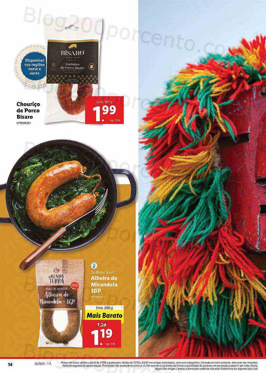 Antevisão Folheto LIDL Sabores Nacionais Promoções de 27 junho a 3 julho