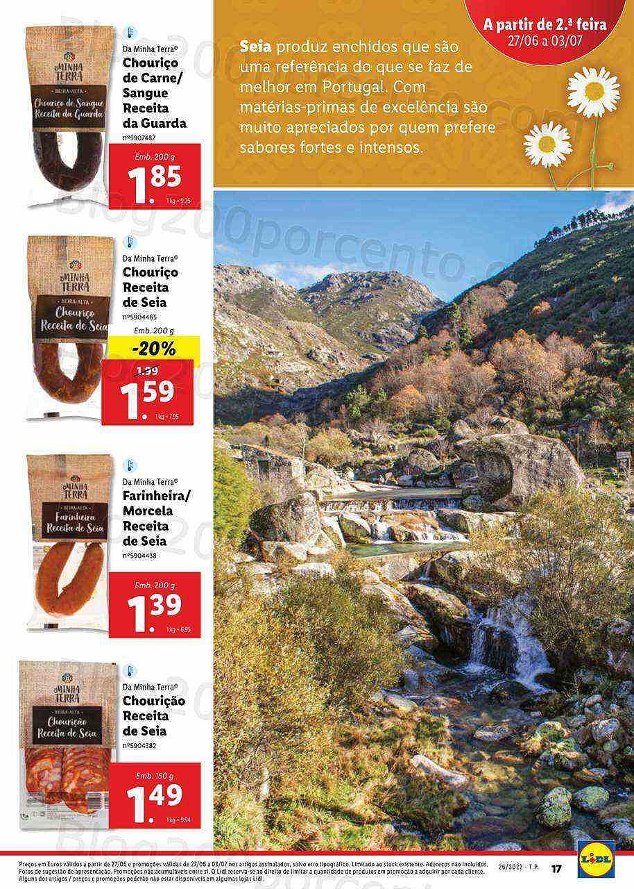 Antevisão Folheto LIDL Sabores Nacionais Promoções de 27 junho a 3 julho
