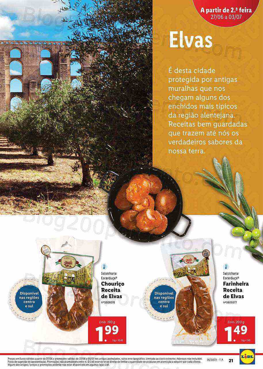 Antevisão Folheto LIDL Sabores Nacionais Promoções de 27 junho a 3 julho