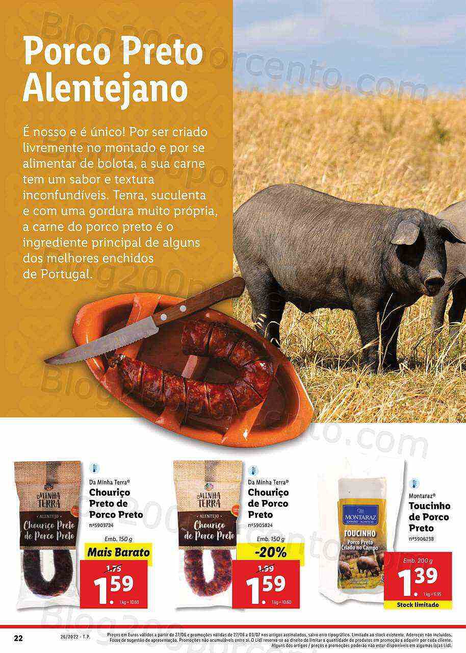 Antevisão Folheto LIDL Sabores Nacionais Promoções de 27 junho a 3 julho