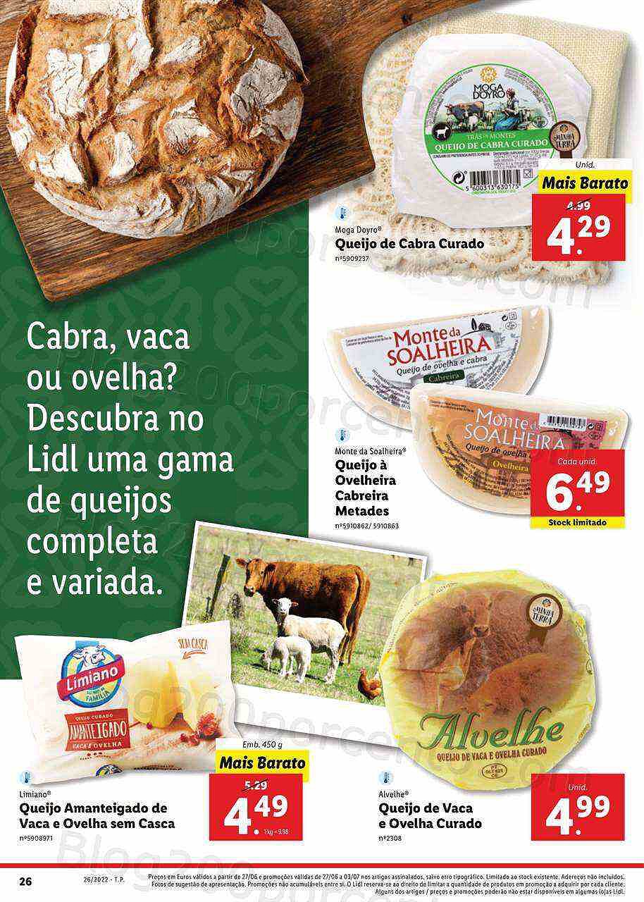 Antevisão Folheto LIDL Sabores Nacionais Promoções de 27 junho a 3 julho