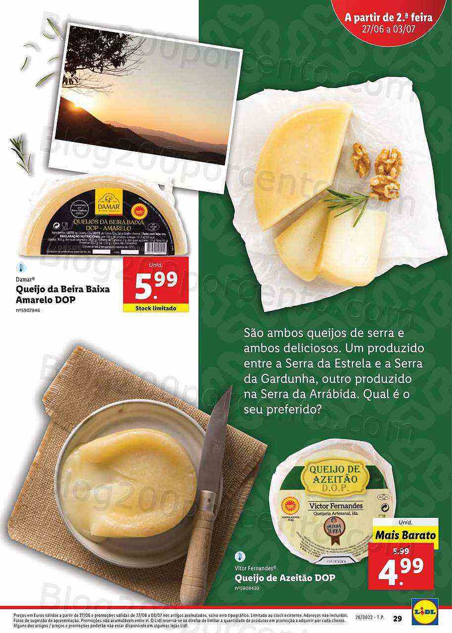 Antevisão Folheto LIDL Sabores Nacionais Promoções de 27 junho a 3 julho