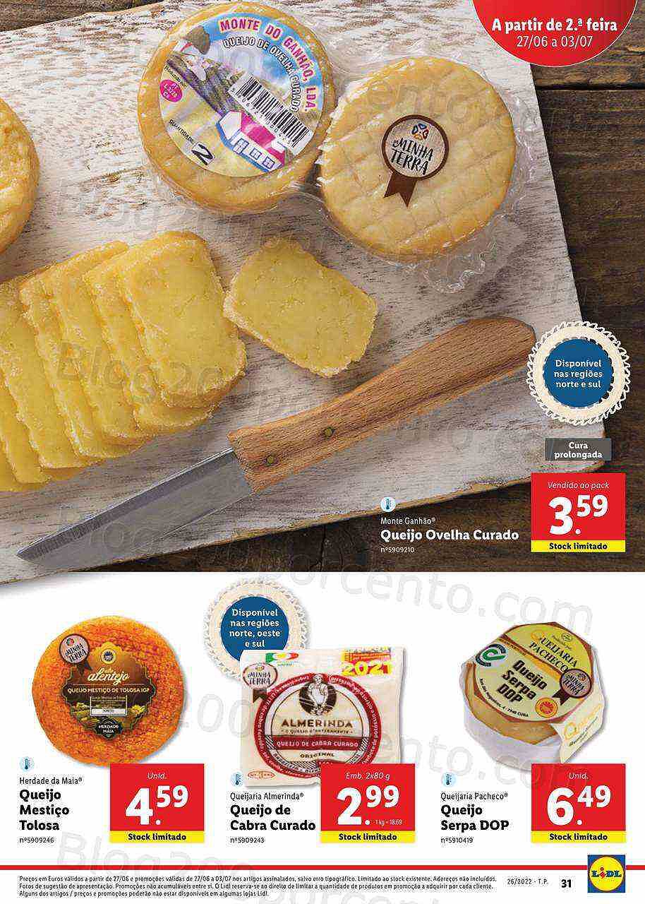 Antevisão Folheto LIDL Sabores Nacionais Promoções de 27 junho a 3 julho