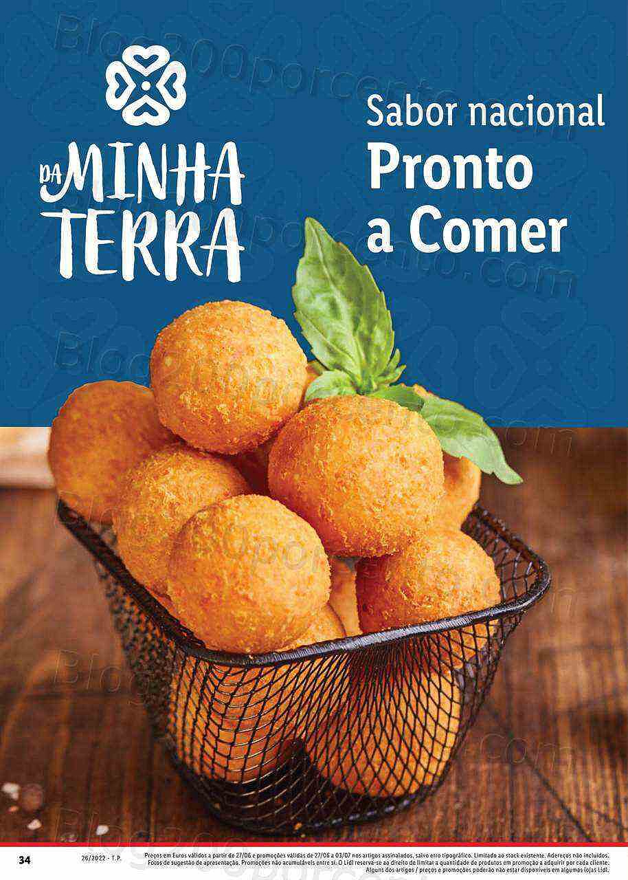 Antevisão Folheto LIDL Sabores Nacionais Promoções de 27 junho a 3 julho