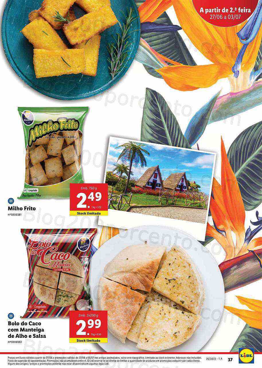 Antevisão Folheto LIDL Sabores Nacionais Promoções de 27 junho a 3 julho