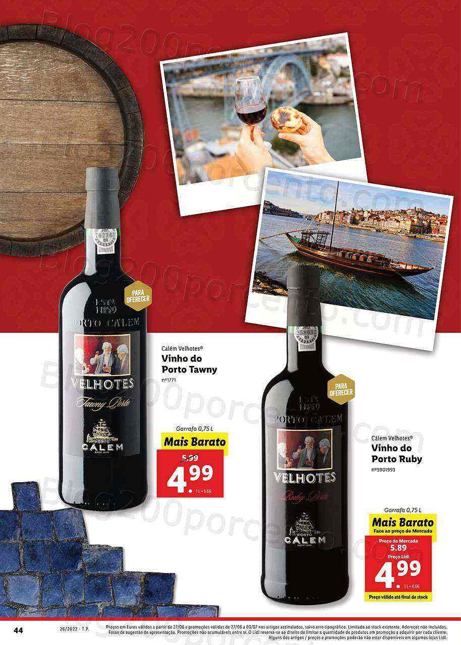 Antevisão Folheto LIDL Sabores Nacionais Promoções de 27 junho a 3 julho