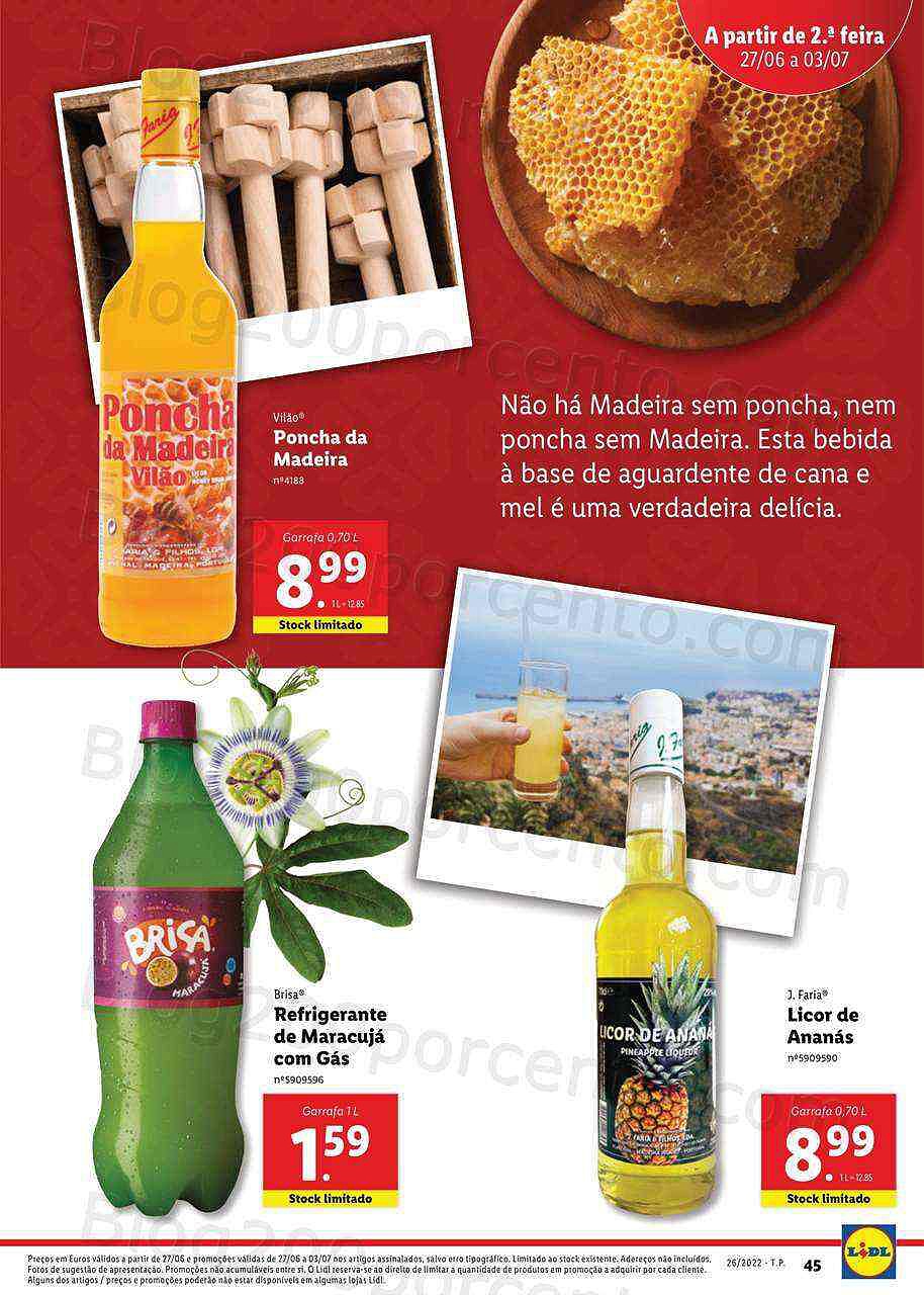 Antevisão Folheto LIDL Sabores Nacionais Promoções de 27 junho a 3 julho