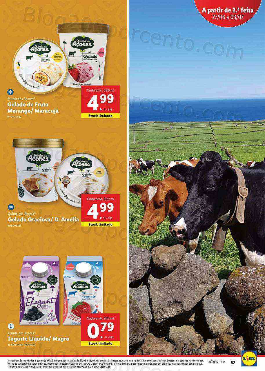 Antevisão Folheto LIDL Sabores Nacionais Promoções de 27 junho a 3 julho