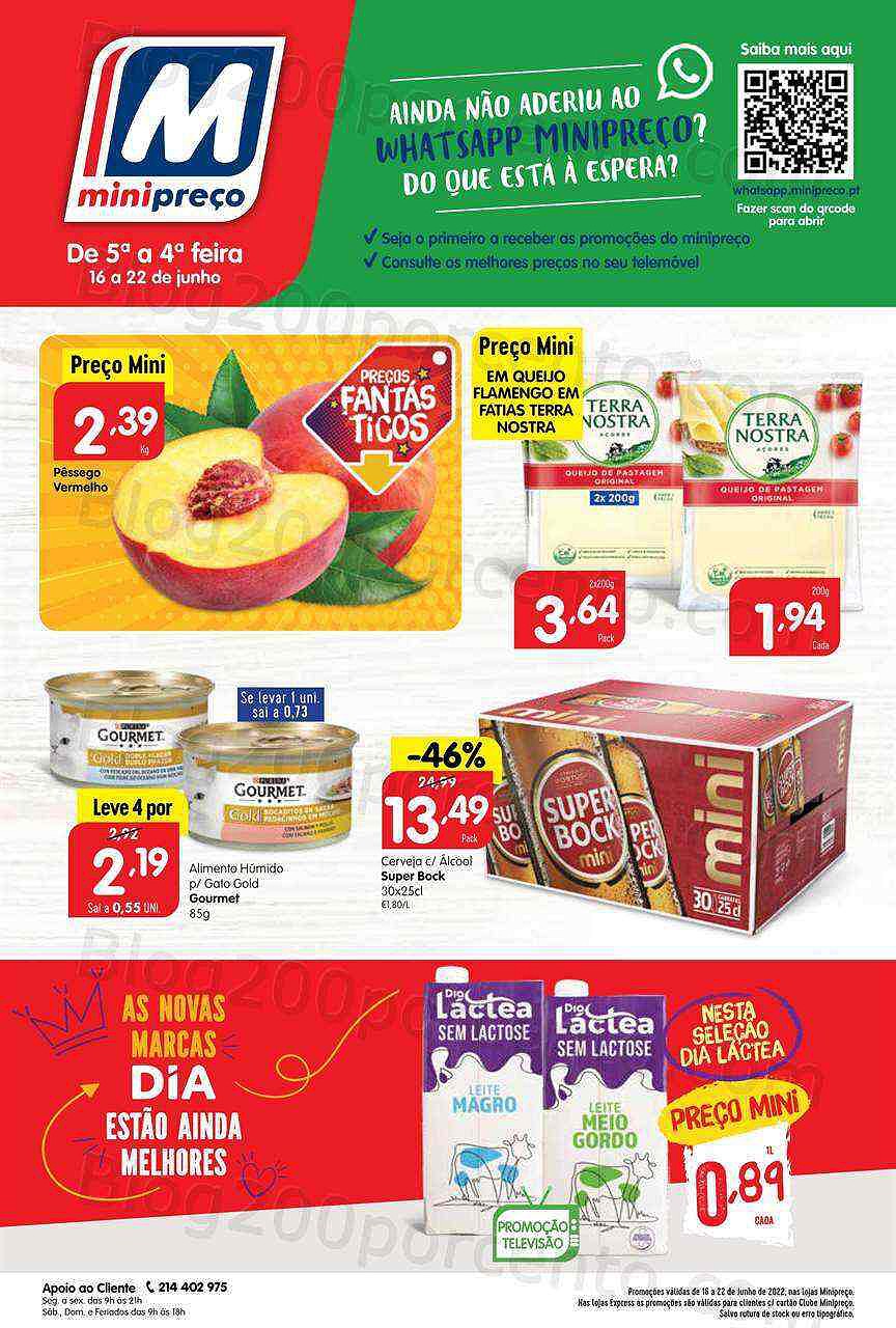 Antevisão Folheto MINIPREÇO Promoções de 16 a 22 junho