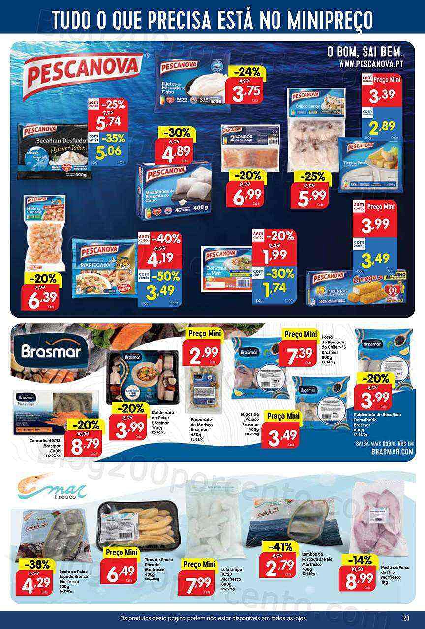 Antevisão Folheto MINIPREÇO Promoções de 23 a 29 junho