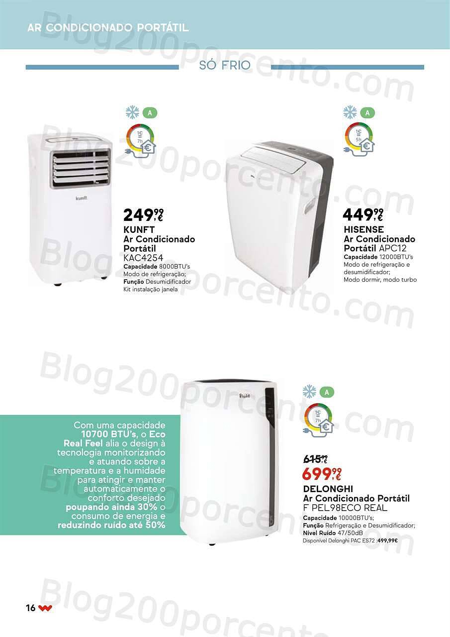 Antevisão Folheto WORTEN Climatização Promoções até 31 julho