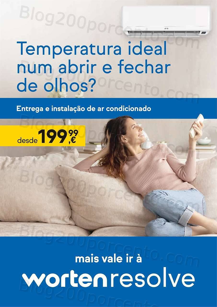 Antevisão Folheto WORTEN Climatização Promoções até 31 julho