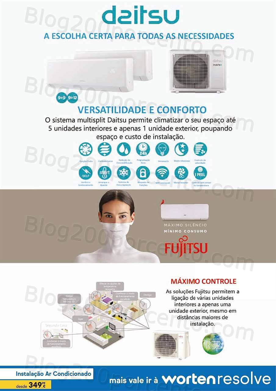 Antevisão Folheto WORTEN Climatização Promoções até 31 julho
