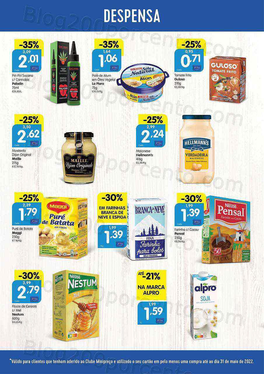 Antevisão Folheto Clube MINIPREÇO Promoções de 2 a 8 junho