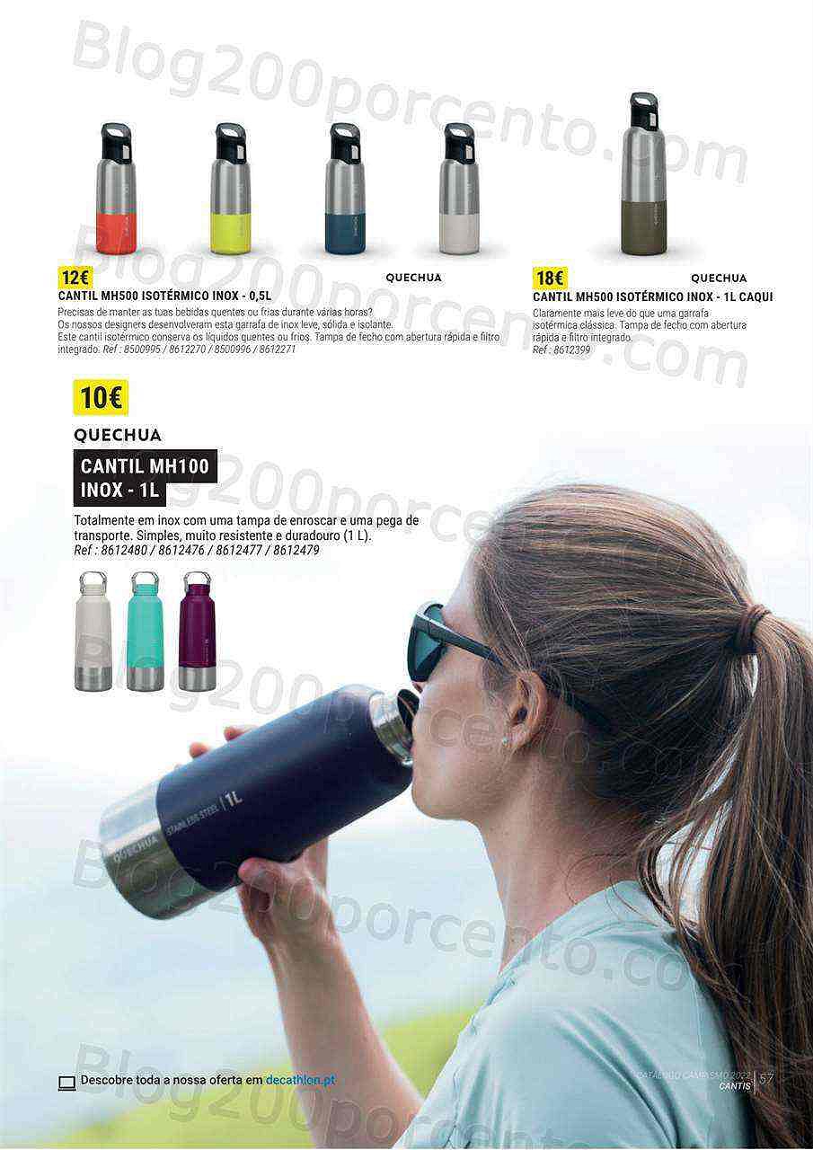 Antevisão Folheto DECATHLON Catálogo Campismo 2022 