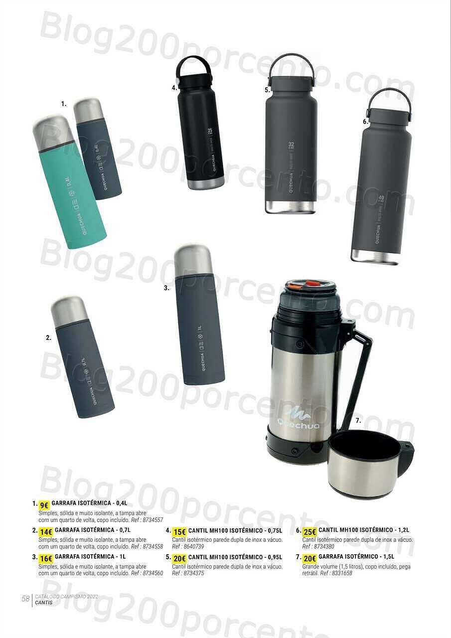 Antevisão Folheto DECATHLON Catálogo Campismo 2022 