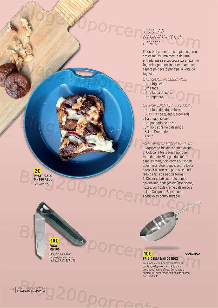 Antevisão Folheto DECATHLON Catálogo Campismo 2022 