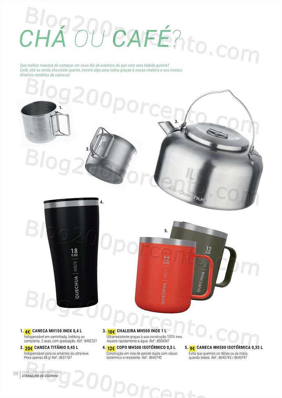 Antevisão Folheto DECATHLON Catálogo Campismo 2022 